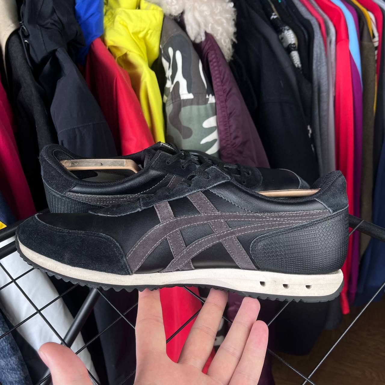 Asics Asics Onitsuka Tiger New York Black Leather/Suede Sneakers Size US 10 / EU 43 - 8 Thumbnail