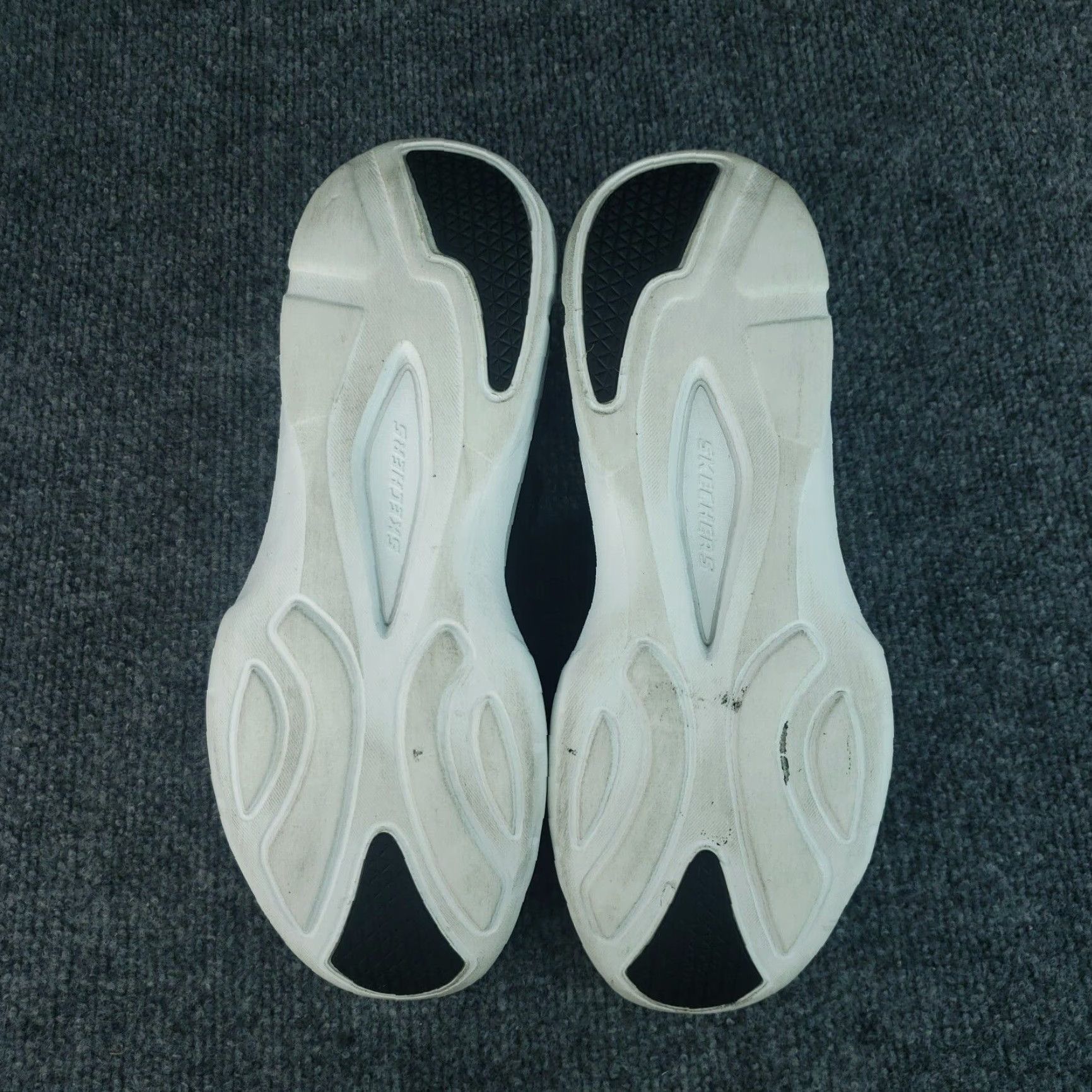 SKECHERS Skechers Slip On Sneakers Womens Black Grey White 9 Static Flare Athletic Shoes Size US 9 / IT 39 - 7 Thumbnail
