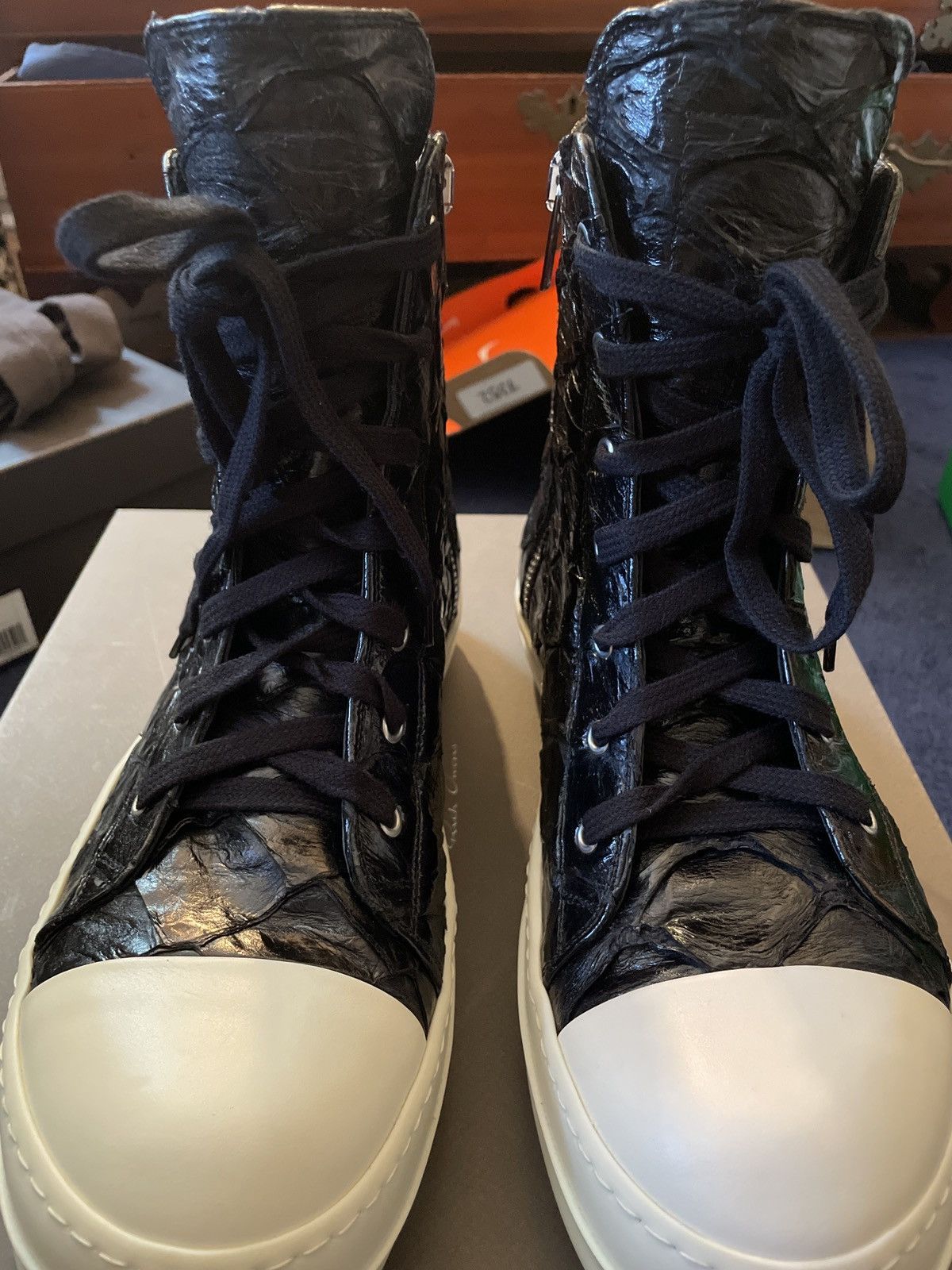 Rick Owens Rick Owens Fish skin Ramones Size US 10.5 / EU 43-44 - 3 Thumbnail