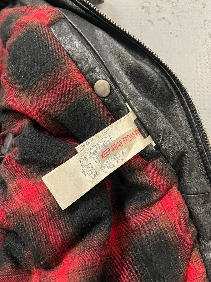 Diesel FW2017 Diesel Multi Zip Shearling Collar Black Leather Jacket Size US L / EU 52-54 / 3 - 12 Thumbnail
