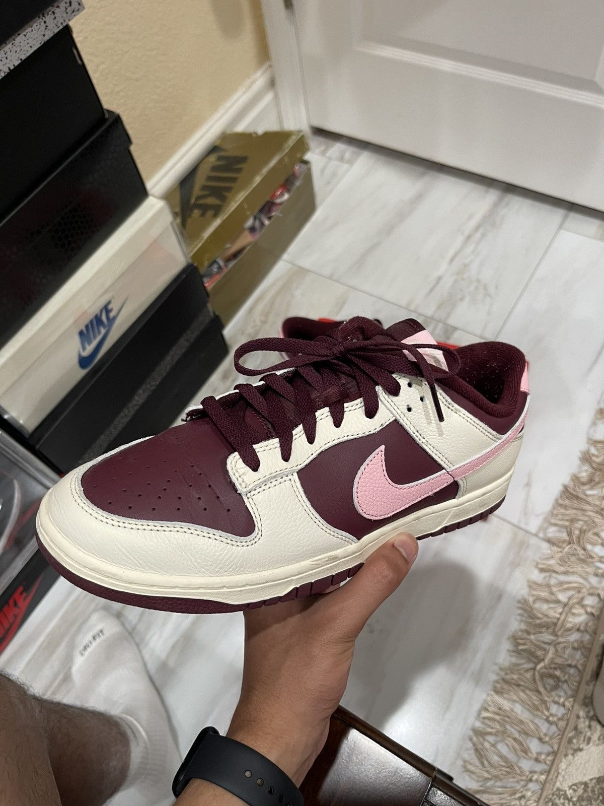 Nike Nike Dunk Low Retro PRM Valentine’s Day 2023 Size US 11 / EU 44 - 6 Thumbnail