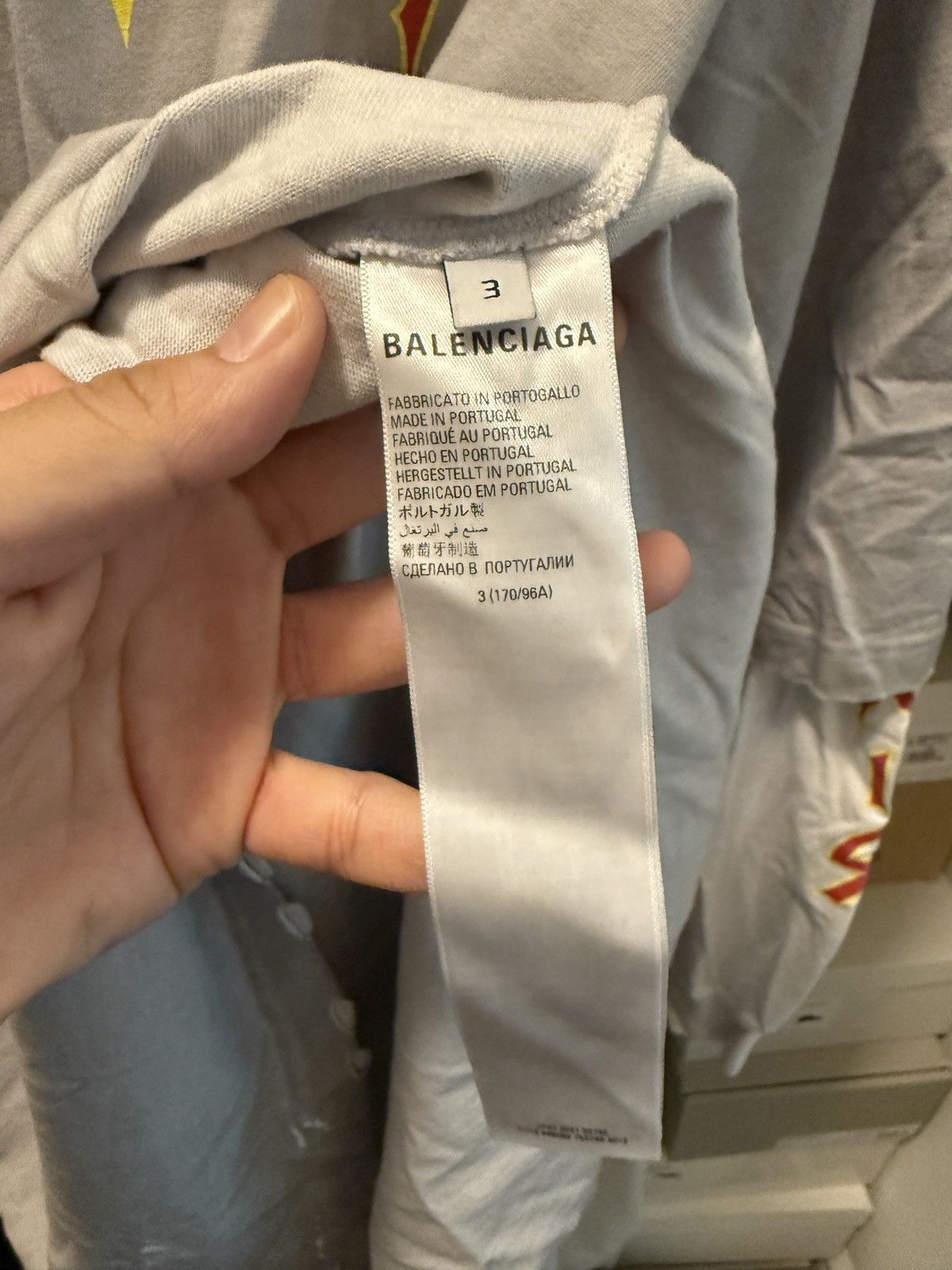Balenciaga Balenciaga Metal Vintage Oversized T-Shirt Size US L / EU 52-54 / 3 - 14 Thumbnail