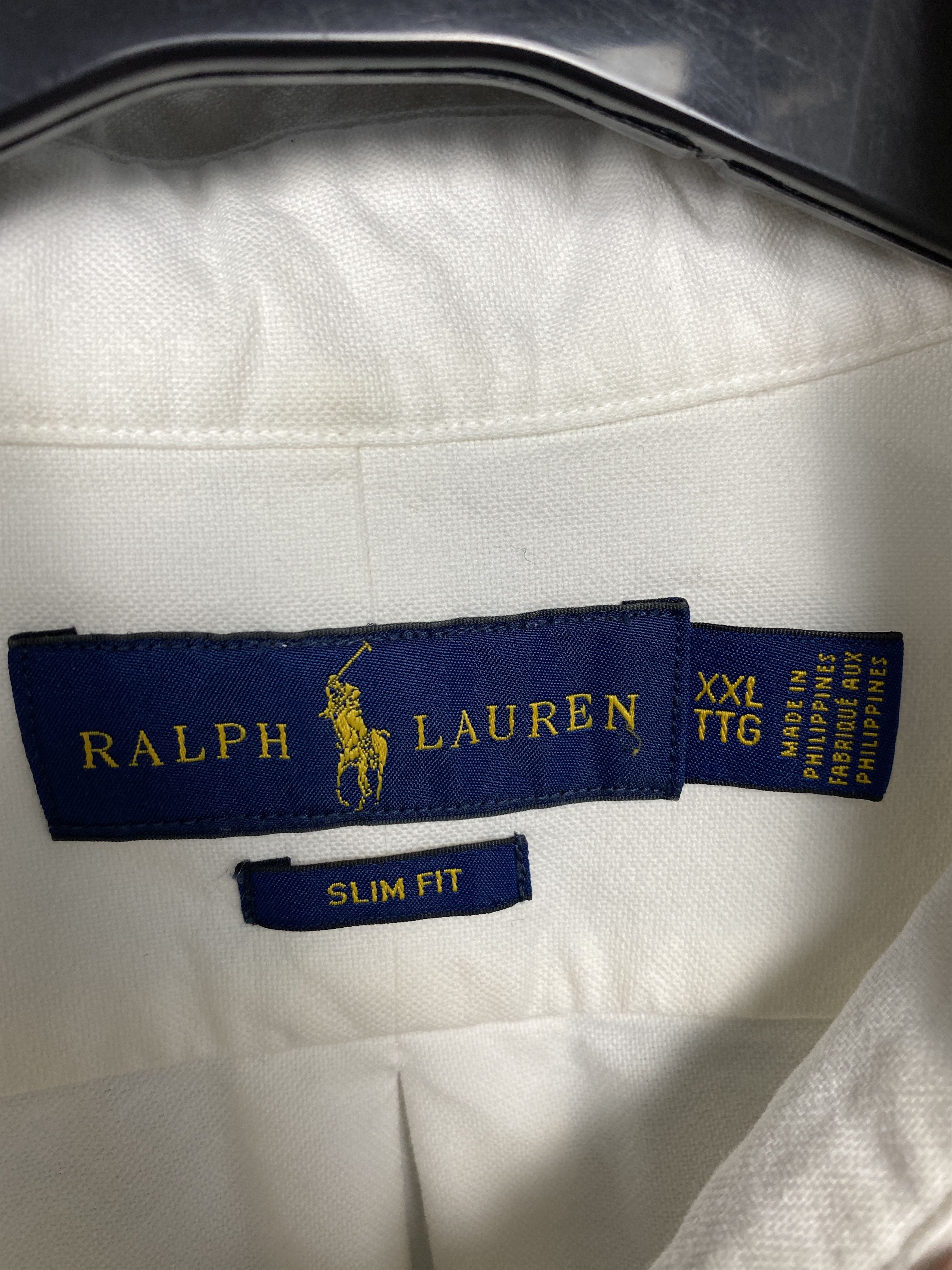 Polo Ralph Lauren Polo Ralph Lauren Vintage Mens White Long Sleeve Shirt Size US XXL / EU 58 / 5 - 4 Thumbnail