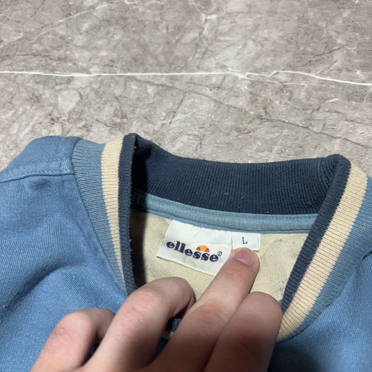 Ellesse Vintage Ellesse Baggy Fit Sweatrshit Size US L / EU 52-54 / 3 - 5 Thumbnail