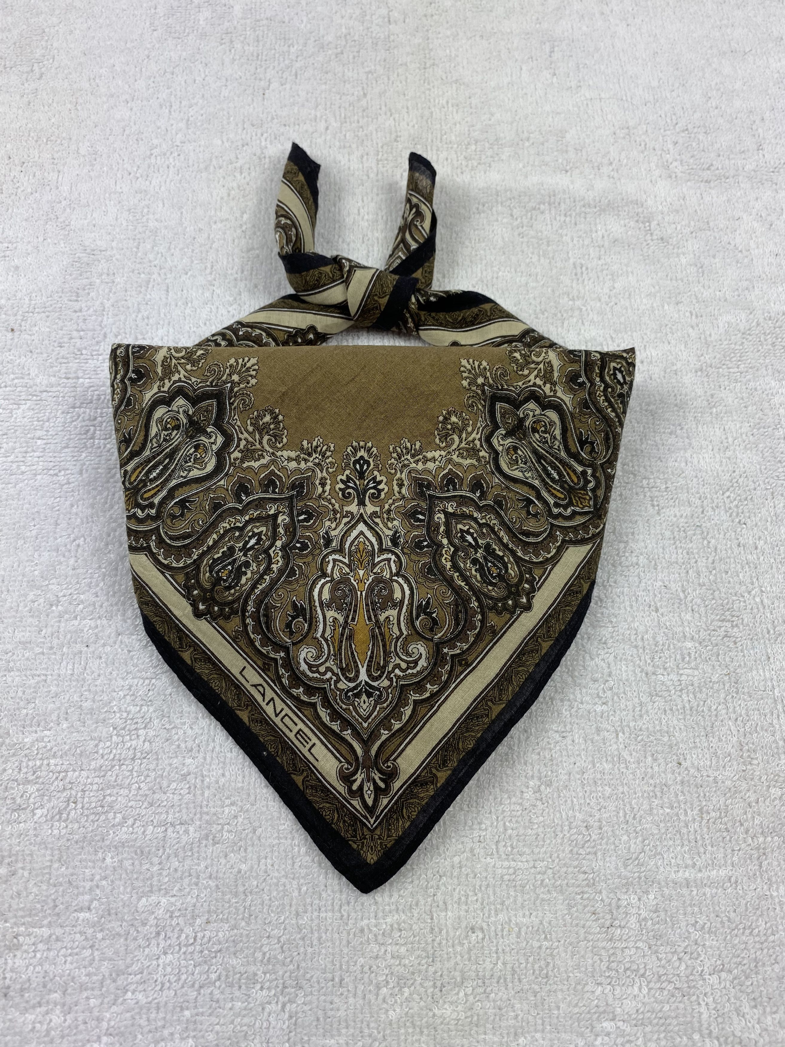 Lancel × Vintage ancel Paislee Handkerchief / Bandana / Neckerchief Size ONE SIZE - 2 Thumbnail