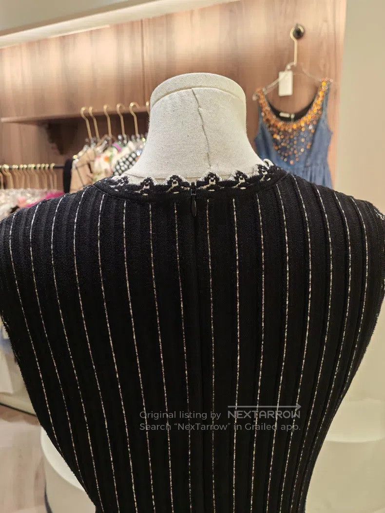 Alaia Alaia Black and white color block sleeveless dress Size XS / US 0-2 / IT 36-38 - 7 Thumbnail