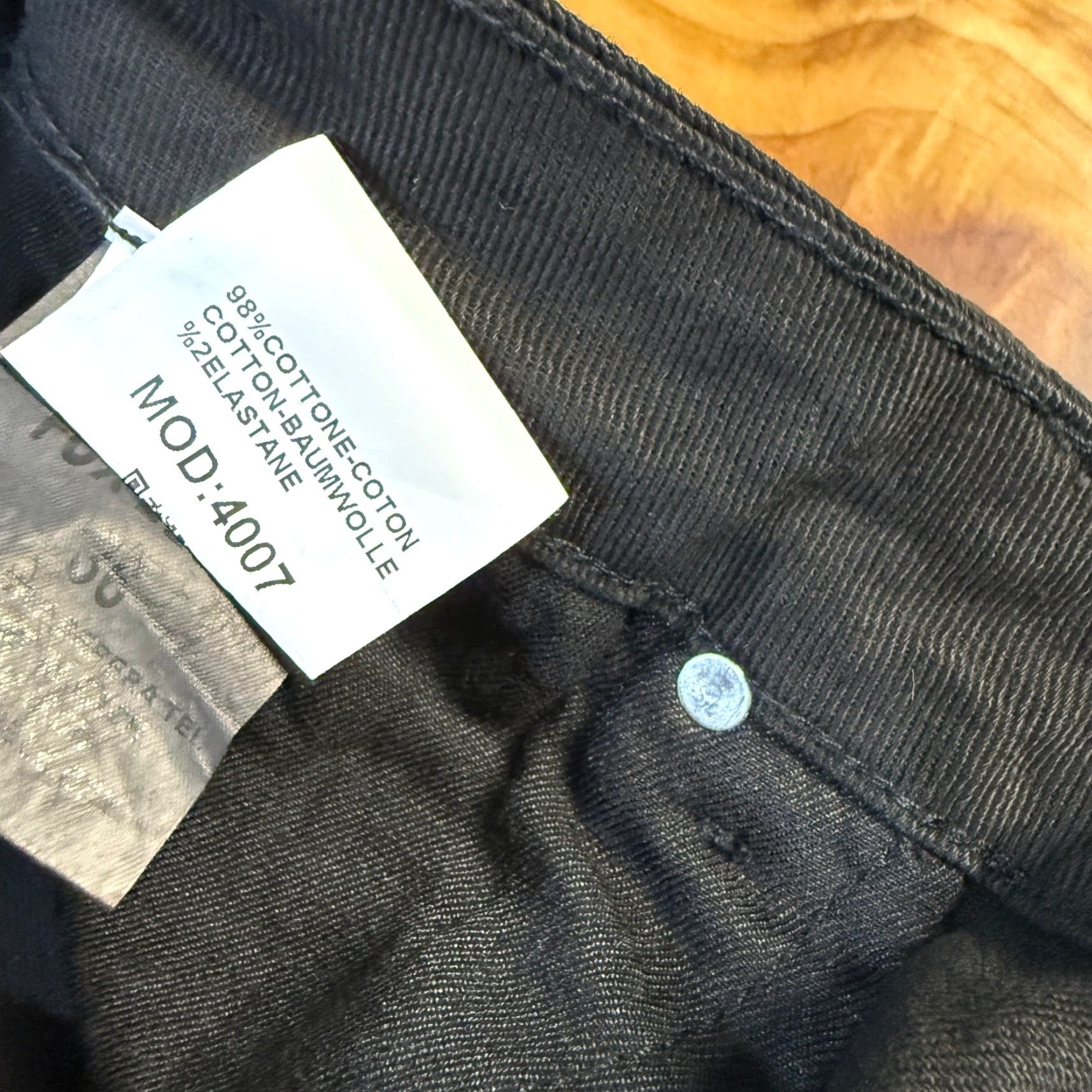 Vintage Foxblood Women's Shorts 36 Denim Raw Hem Cotton Goth Punk Black Size 25" / US 0 / IT 36 - 5 Thumbnail
