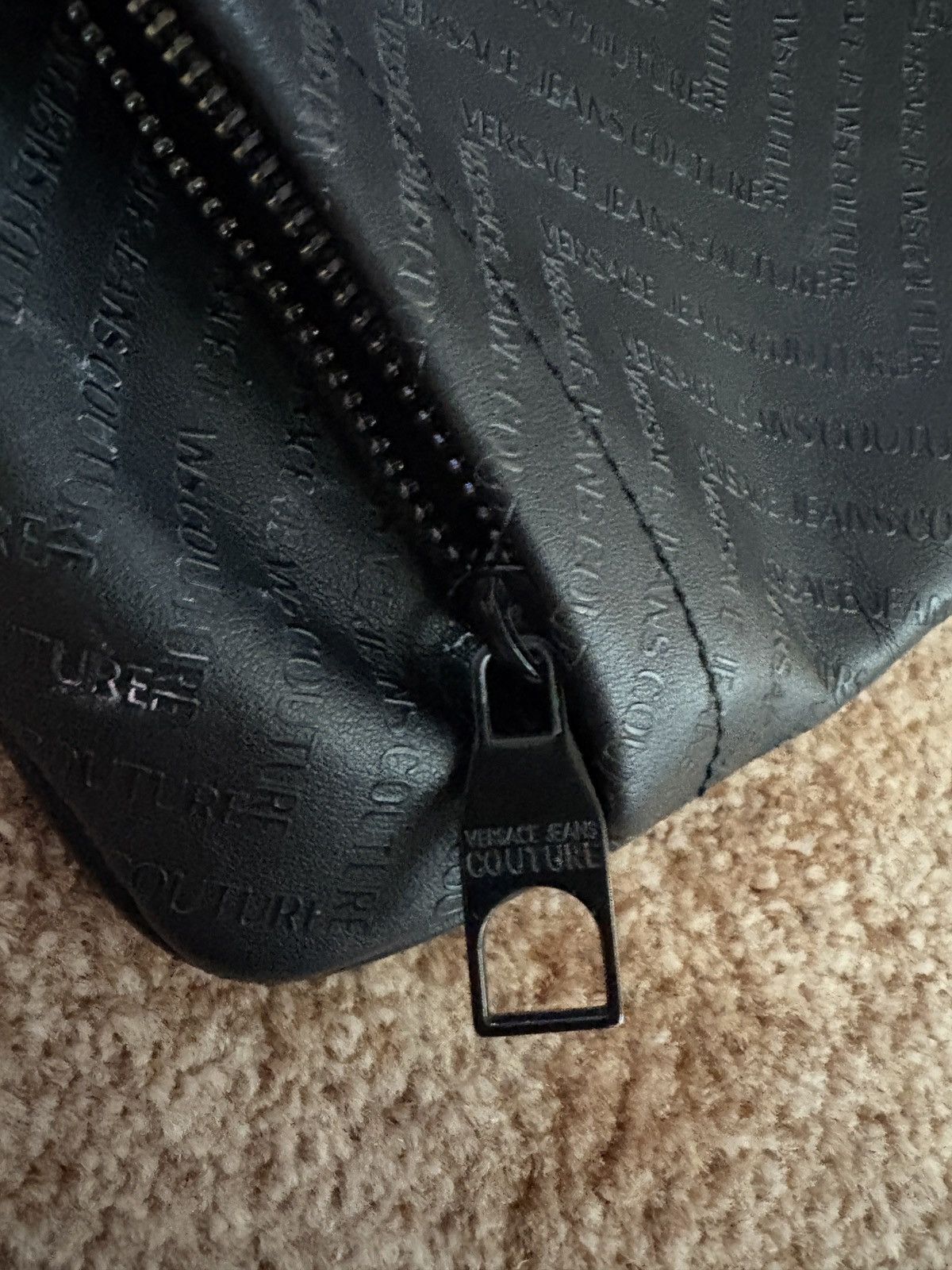 Versace Versace Jeans Couture Black Bag Size ONE SIZE - 6 Thumbnail