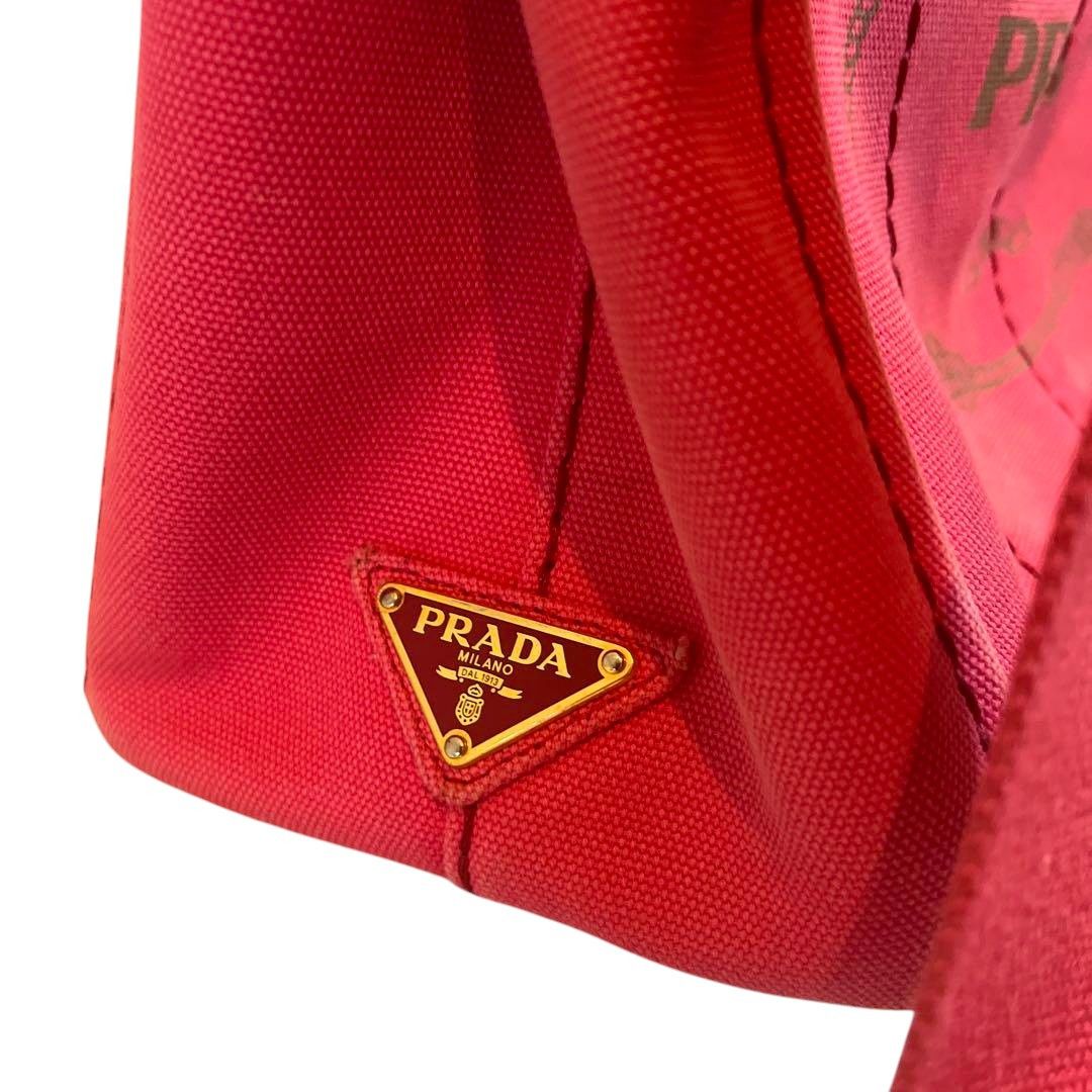 Prada Prada - Canapa Denim 2Way Pink Shoulder Bag Handbag Size ONE SIZE - 5 Thumbnail