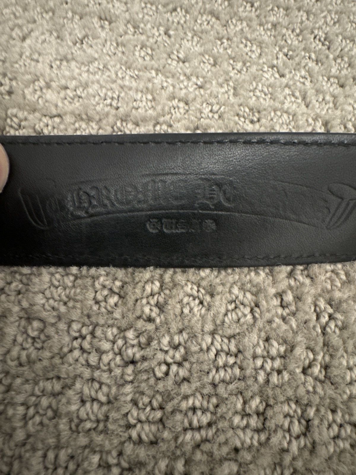 Chrome Hearts Chrome heart “CEMETERY” belt Size 36 - 9 Thumbnail