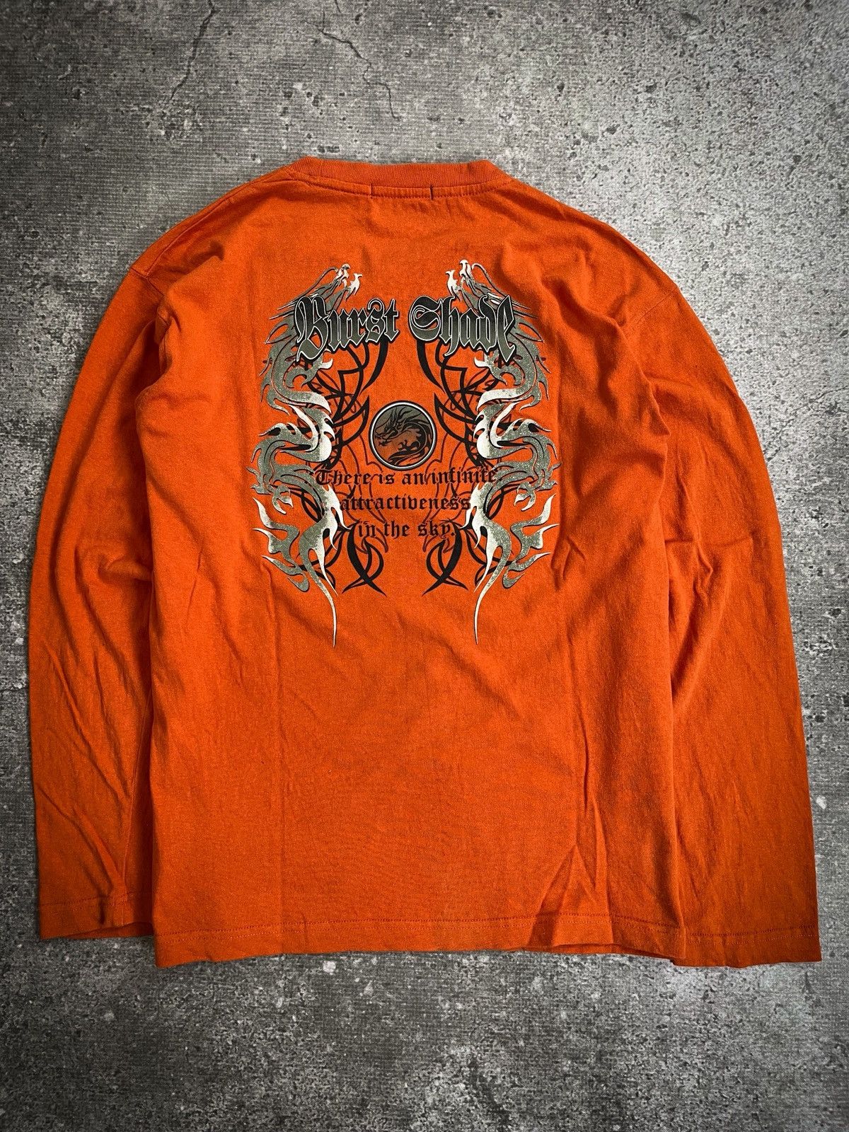 If Six Was Nine Sideway Tribal Dragon Longsleeve Size US L / EU 52-54 / 3 - 1 Thumbnail