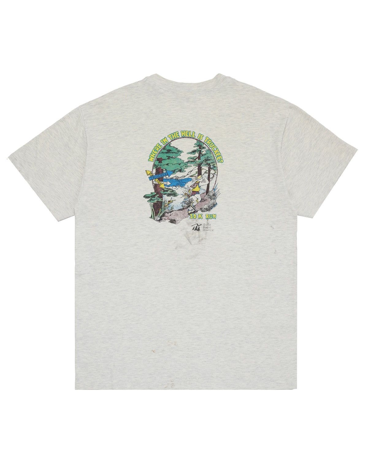 Vintage Trashed faded “Where in the Hell is Truckee?” 30K Run - erd Size US M / EU 48-50 / 2 - 2 Thumbnail