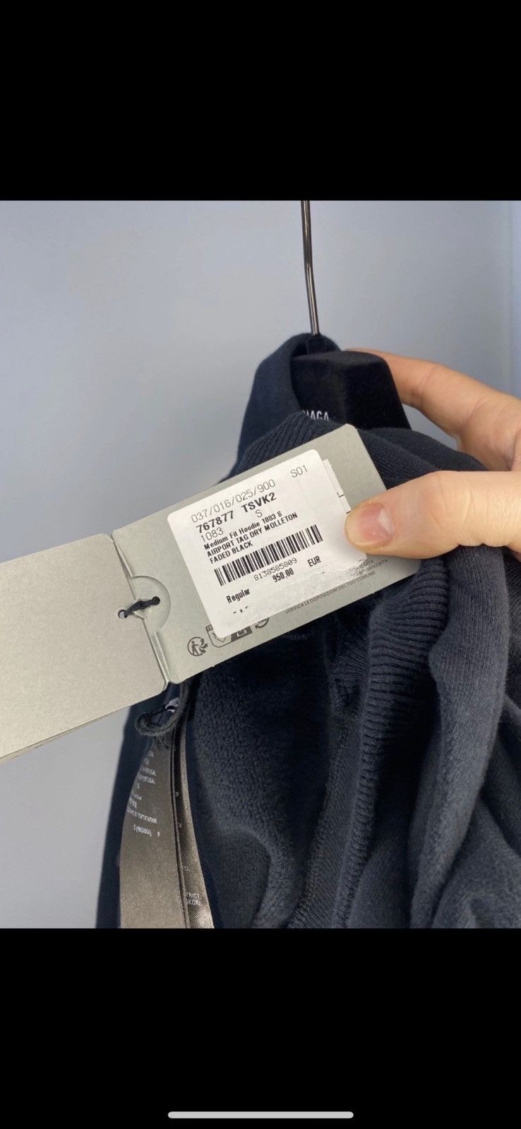 Balenciaga Balenciaga hoodie Size US S / EU 44-46 / 1 - 5 Thumbnail