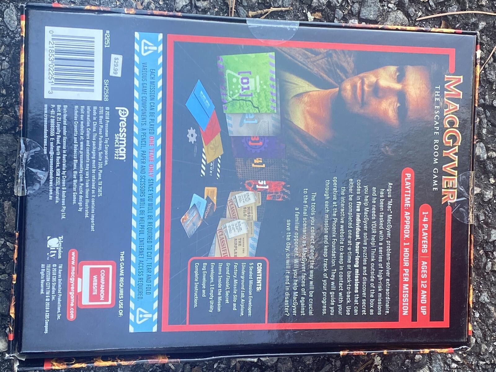 Other Pressman MacGyver The Escape Room Game - BRAND NEW FACTORY Size ONE SIZE - 4 Thumbnail