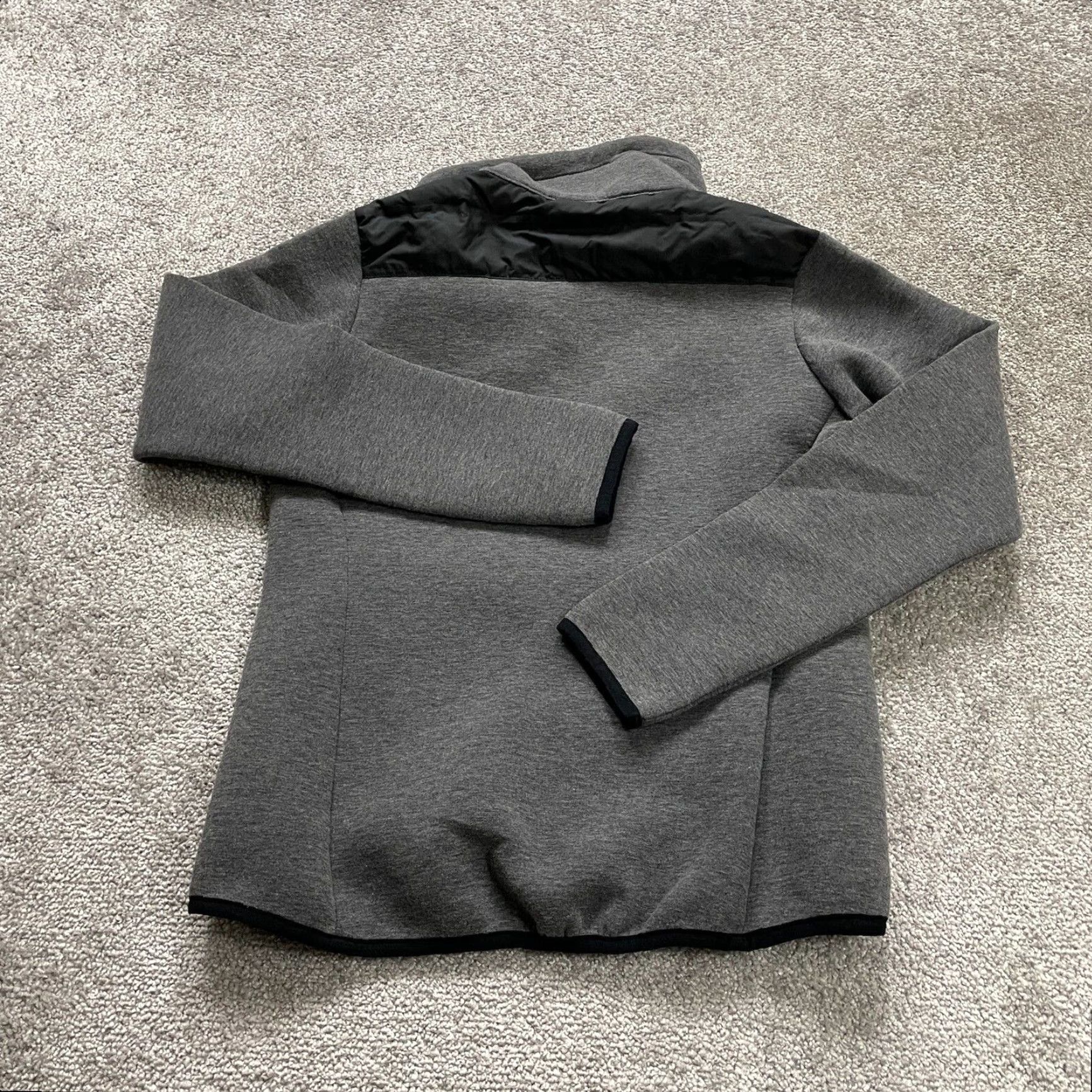 Vintage Columbia Jacket Womens Small Grey Black Full Zip Stretch Northern Comfort Hybrid Mid-Length Casual Outer Shell Polyester Size S / US 4 / IT 40 - 2 Thumbnail