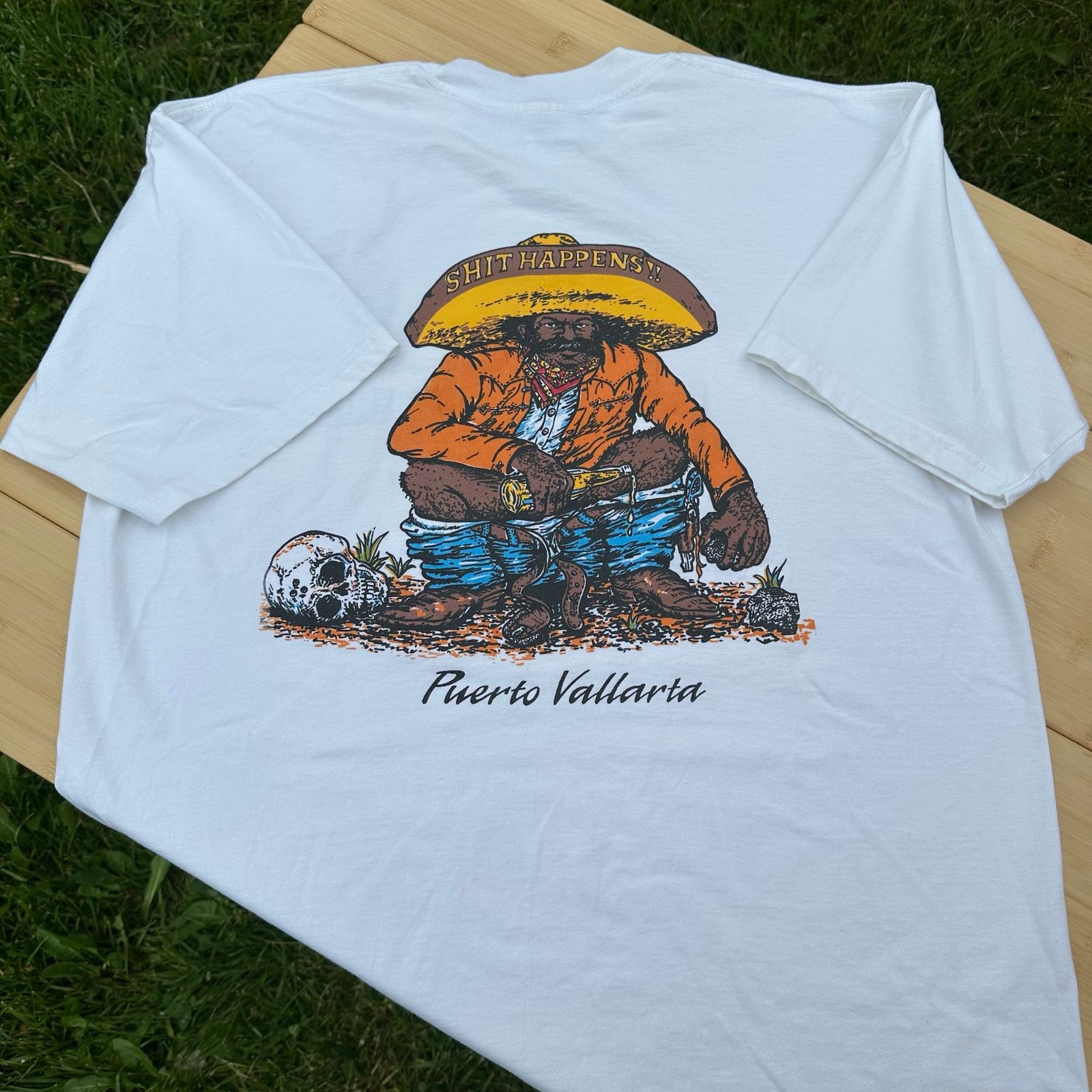Japanese Brand × Vintage Vintage Pto Vallarta Shirt Stuff Happens Size XL Size US XL / EU 56 / 4 - 1 Thumbnail