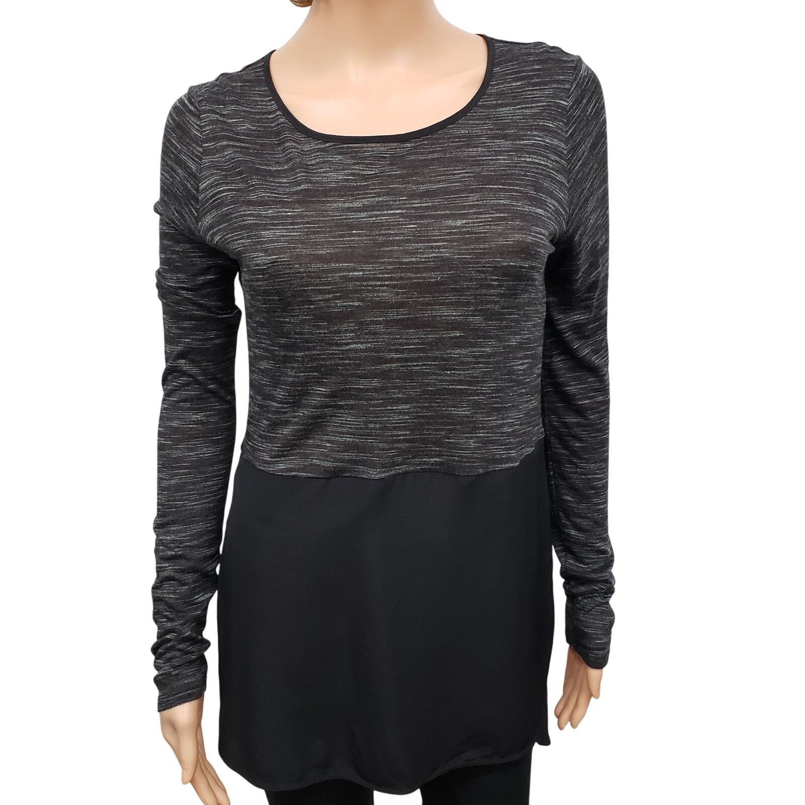 Vince VINCE Tunic Top Blouse XS Long Sleeve Pullover Layered Look Size XS / US 0-2 / IT 36-38 - 5 Thumbnail