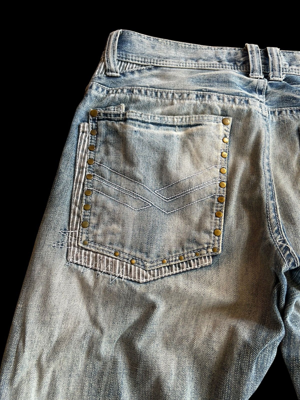 Japanese Brand Vintage Karl Kani Distress Faded Jean Size US 32 / EU 48 - 16 Thumbnail
