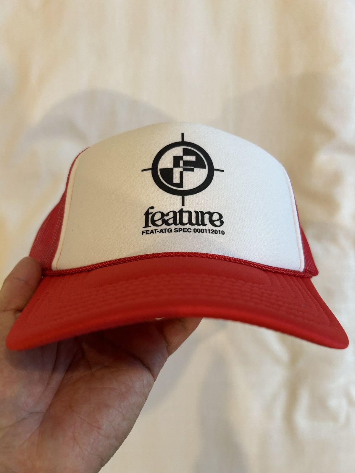 Feature Feature Hat Crosshair Trucker Mesh Snapback Red Size ONE SIZE - 3 Thumbnail