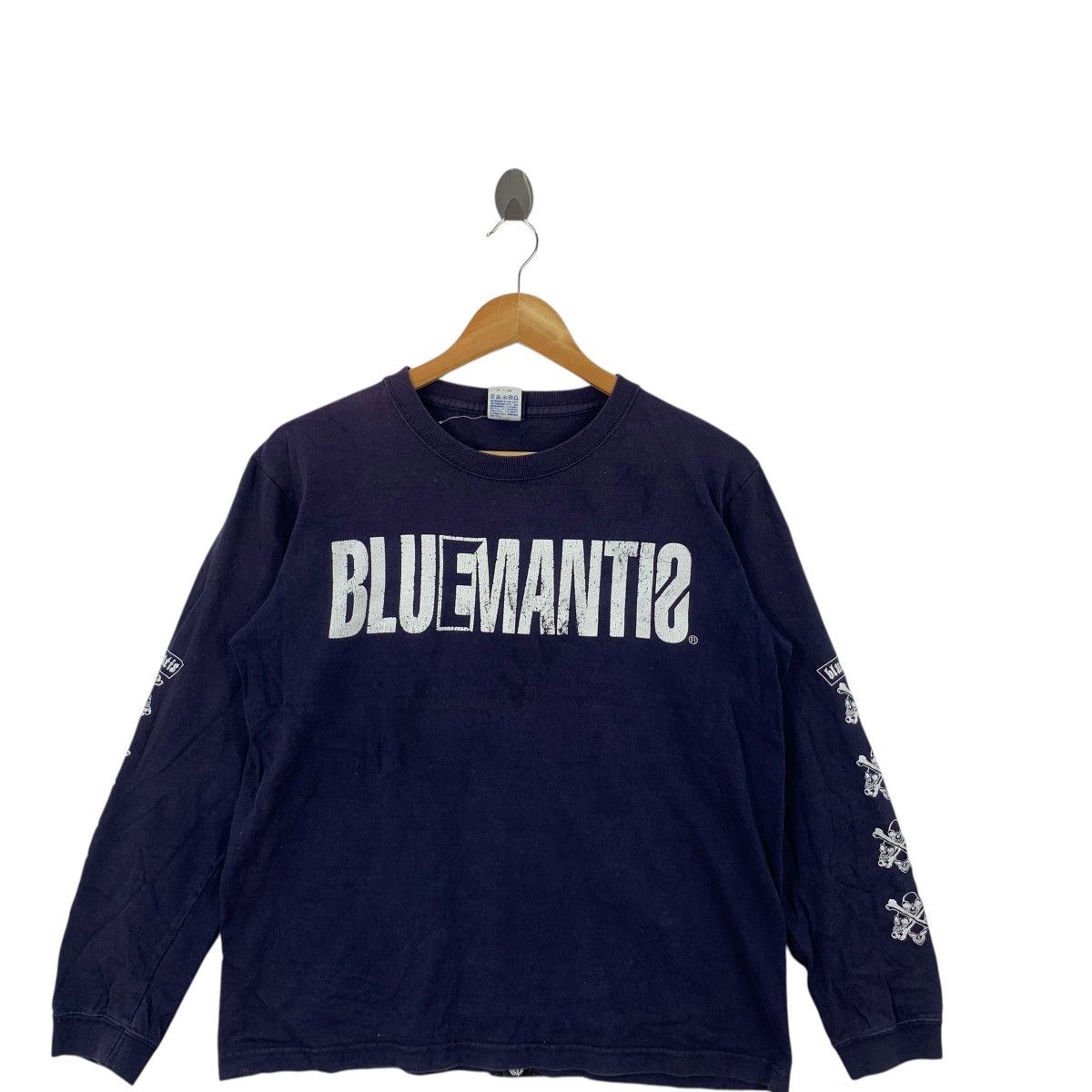 Other BLUEMANTIS Crossbones Graphic Long Sleeve Tee Shirt Top Size US M / EU 48-50 / 2 - 4 Thumbnail