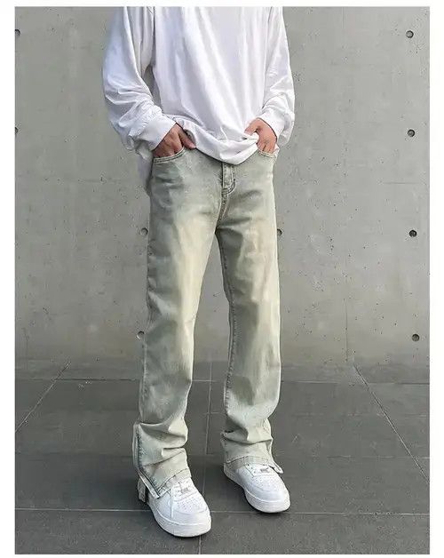 Japanese Brand Y2K Men Distressed Skinny Jeans Size US 32 / EU 48 - 1 Thumbnail