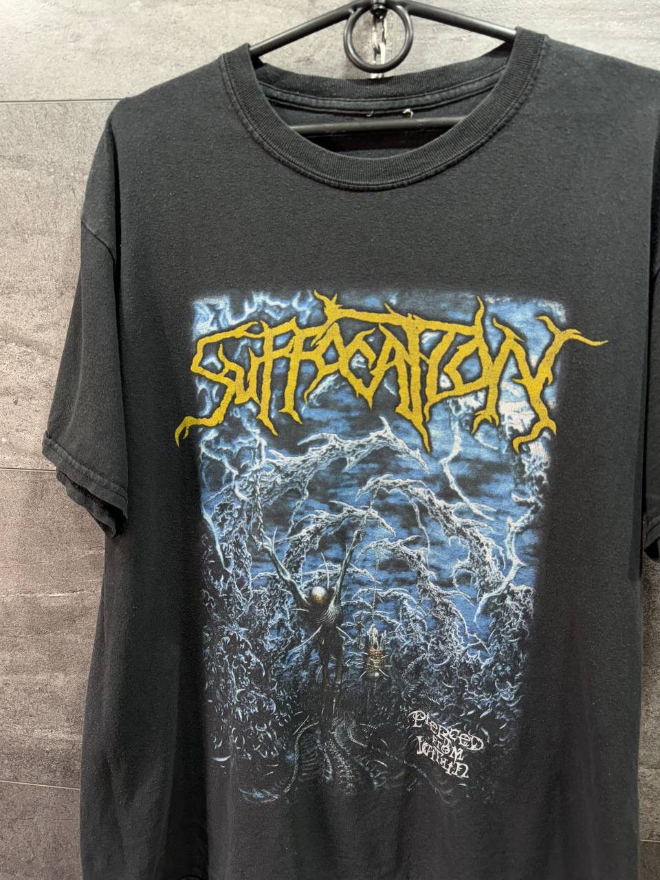 Band Tees Vintage Suffocation Pierced From Within Shirt Black Band Tee Size US M / EU 48-50 / 2 - 5 Thumbnail