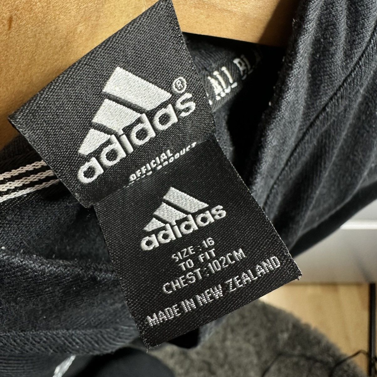 Adidas 2000s Adidas All Blacks Rugby Jersey Vintage rare Y2K Size US S / EU 44-46 / 1 - 5 Thumbnail