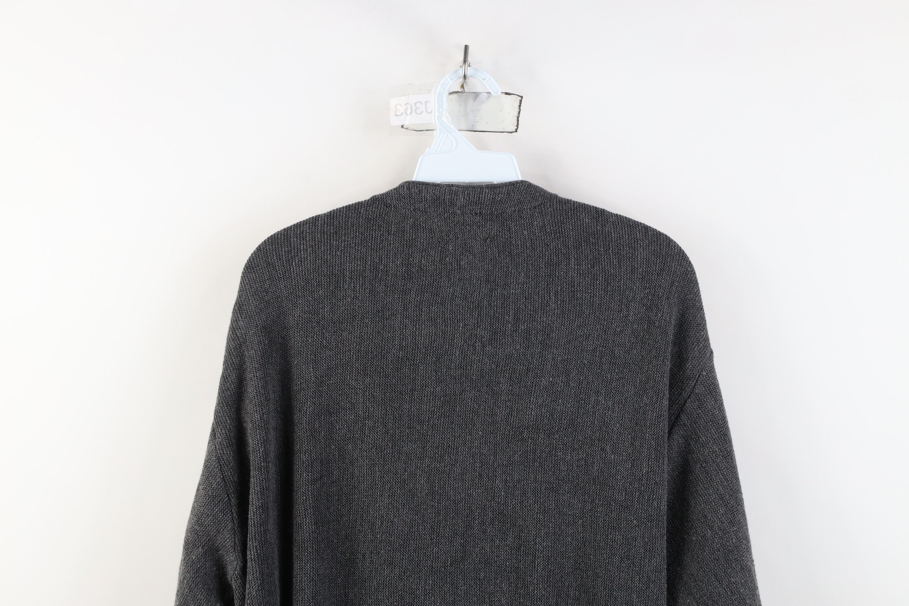 Vintage Vintage 70s Streetwear Kurt Cobain Cardigan Sweater Gray Size US XL / EU 56 / 4 - 10 Thumbnail