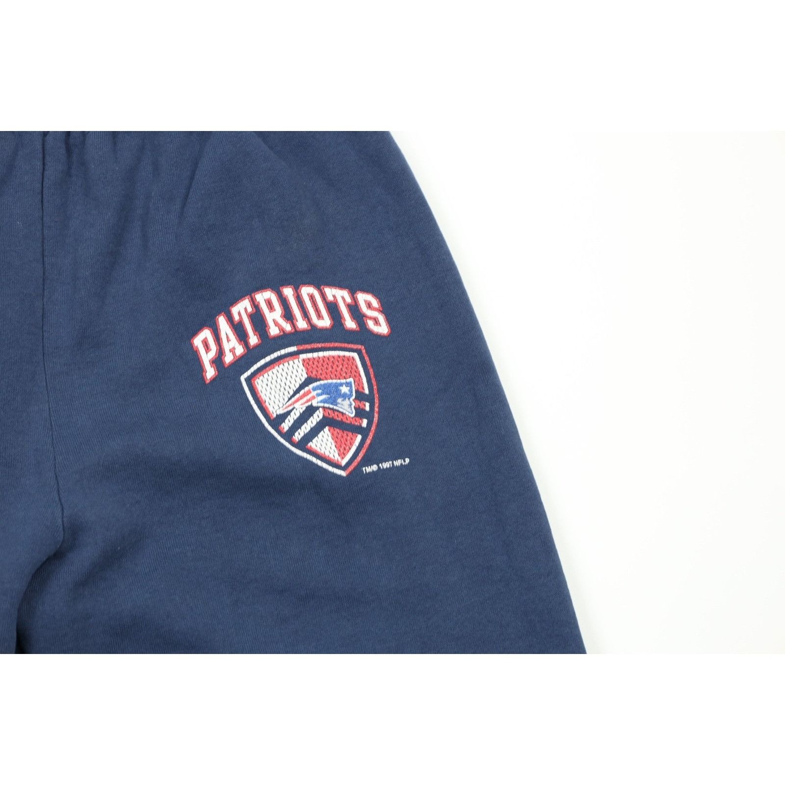 Vintage Vintage 90s Faded Spell Out New England Patriots Joggers Size US 30 / EU 46 - 3 Thumbnail