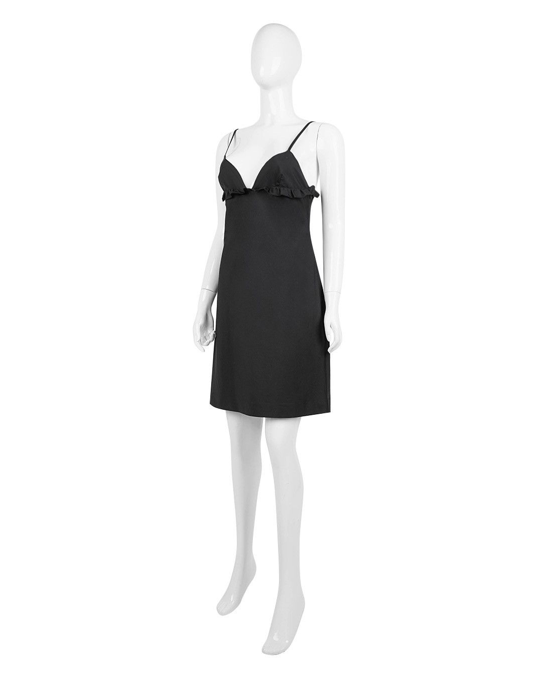 Miu Miu Miu Miu S/S1999 Ruffle Bust Dress Size M / US 6-8 / IT 42-44 - 4 Thumbnail