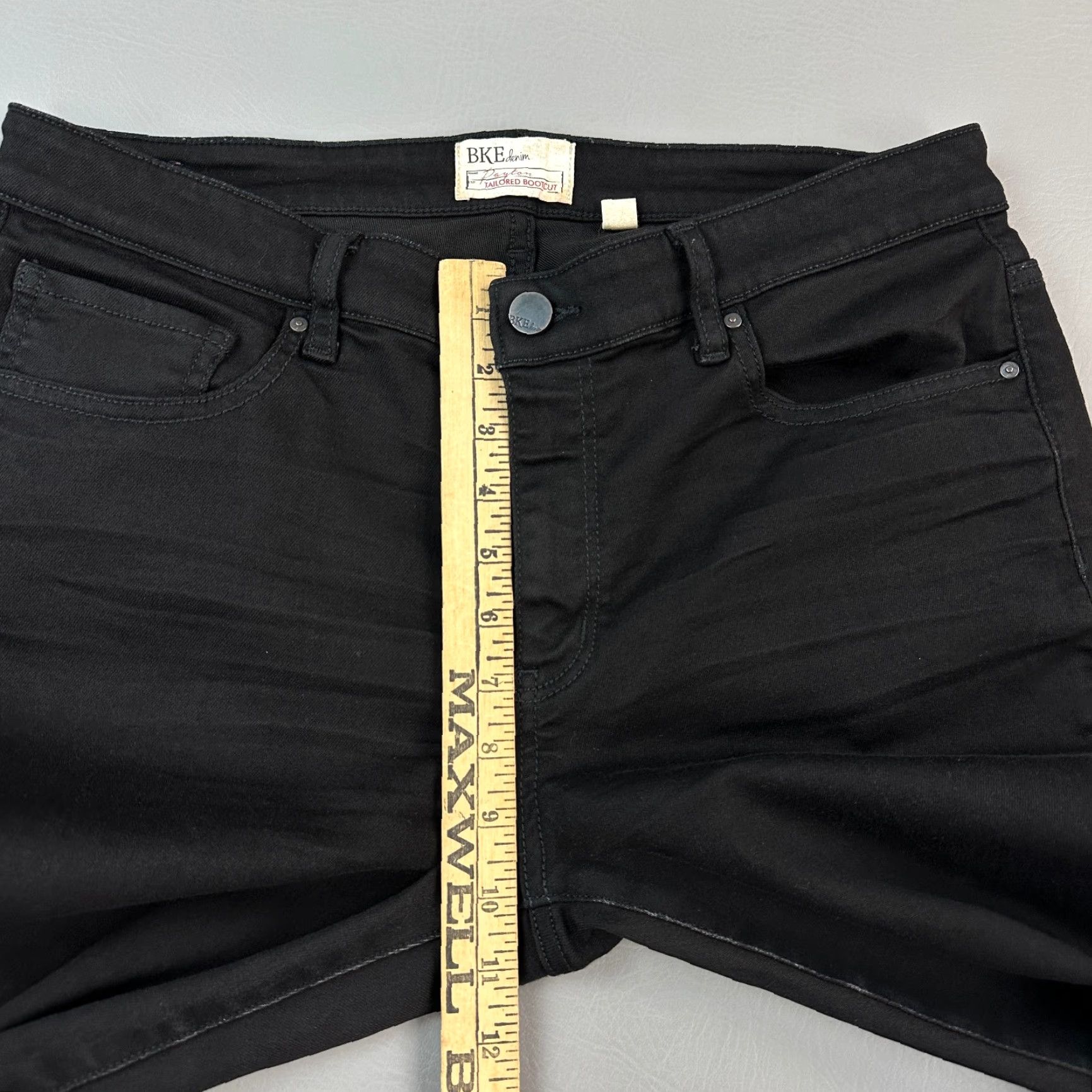 BKE Buckle BKE Payton Jeans Women’s 31 L 33x34 Black Denim Bootcut Stretch Shirt? Size 24" / US 00 / IT 34 - 5 Thumbnail