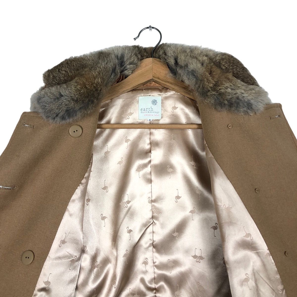 Hysteric Glamour 🔥Mink Fur Collar Double Earth Music & Ecology Japan Made Size US S / EU 44-46 / 1 - 11 Thumbnail