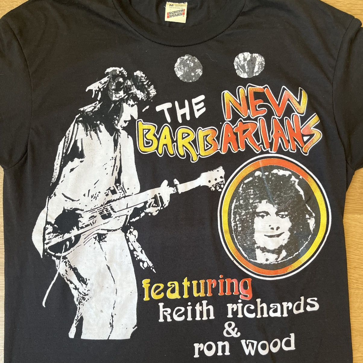 The Rolling Stones The New Barbarians Vintage 1979 Tour Shirt Screen Stars Size US M / EU 48-50 / 2 - 3 Thumbnail