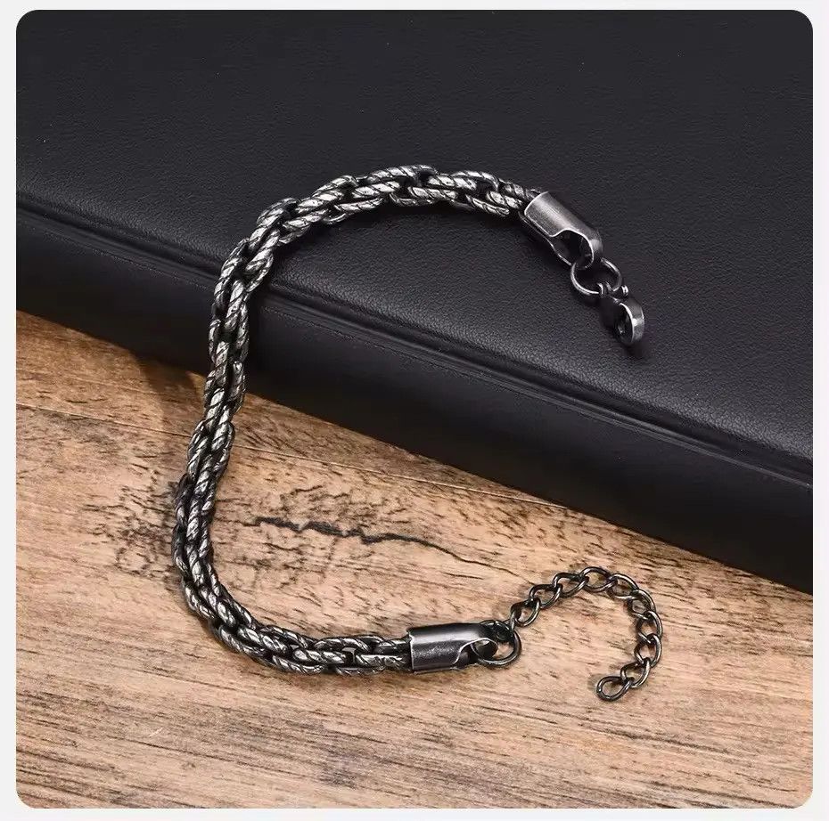 Jewelry 6mm Anchor Chain Bracelet Size ONE SIZE - 4 Thumbnail
