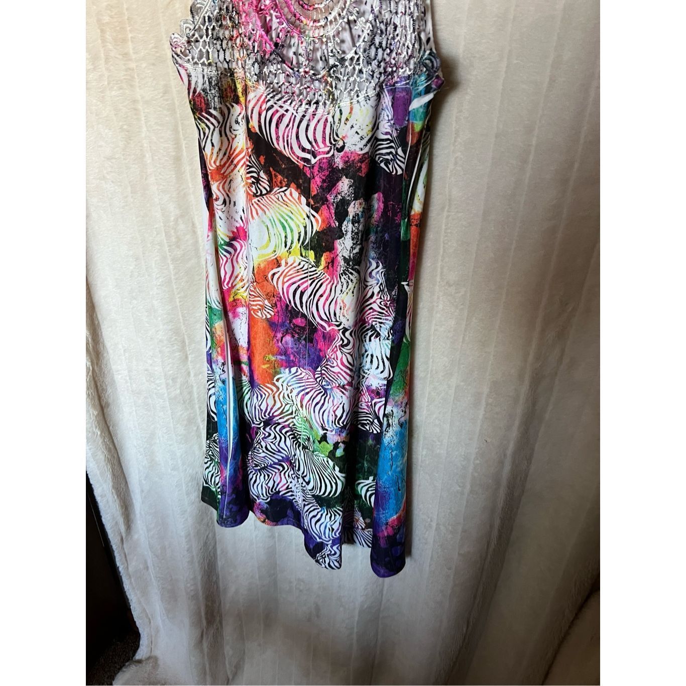 Other Miss Match Multicolored Patterned Tank Top Dress Woman’s Siz Size S / US 4 / IT 40 - 7 Thumbnail