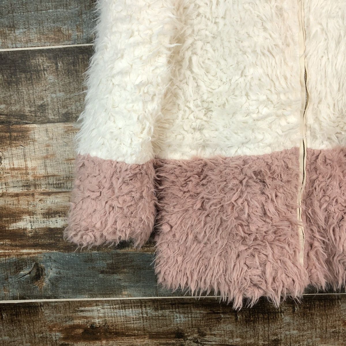 Homespun Knitwear Avail Mode Pink Mohair fur shaggy Knitwear #A2413 Size M / US 6-8 / IT 42-44 - 7 Thumbnail