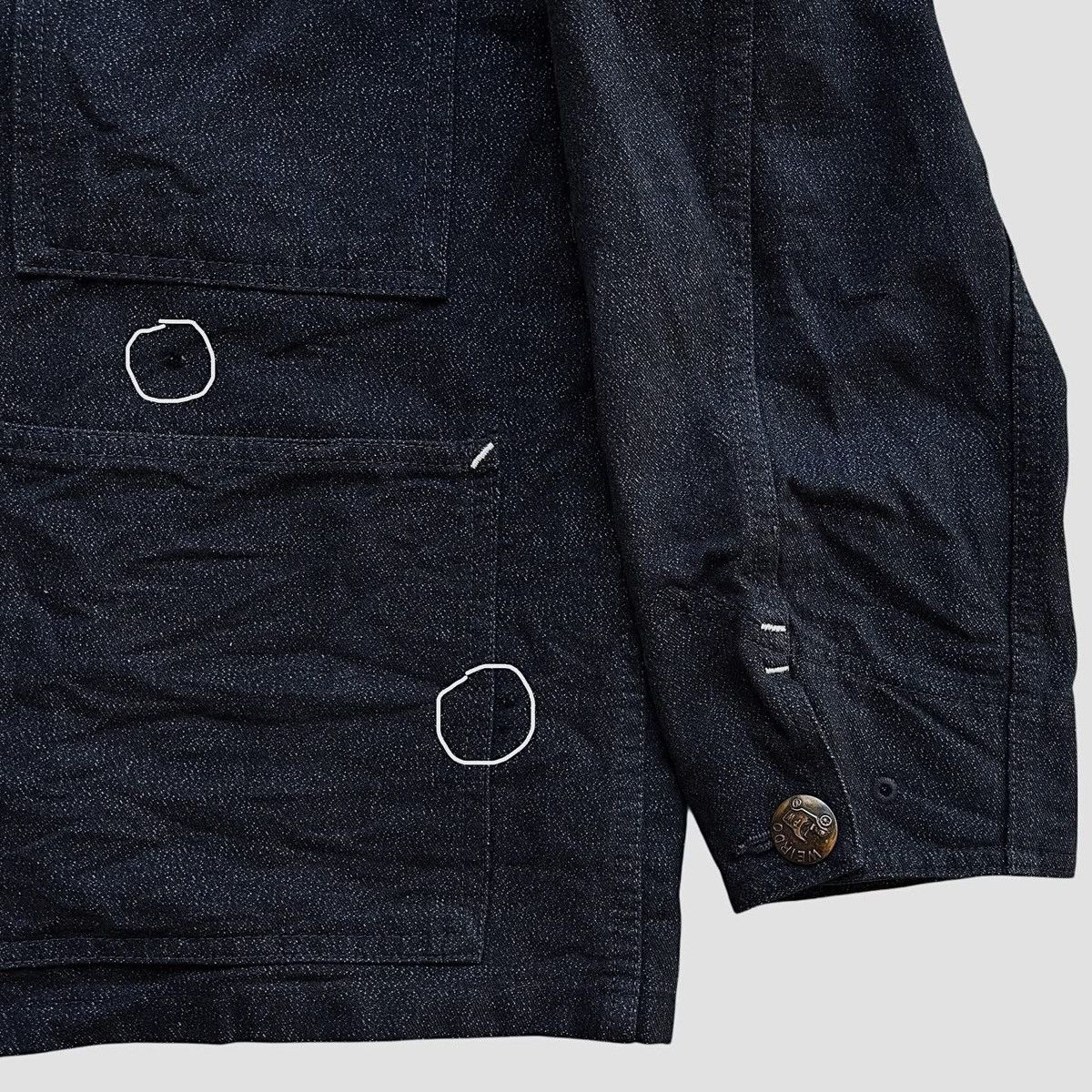 Japanese Brand Weirdo monster salt & pepper work jacket Size US M / EU 48-50 / 2 - 5 Thumbnail