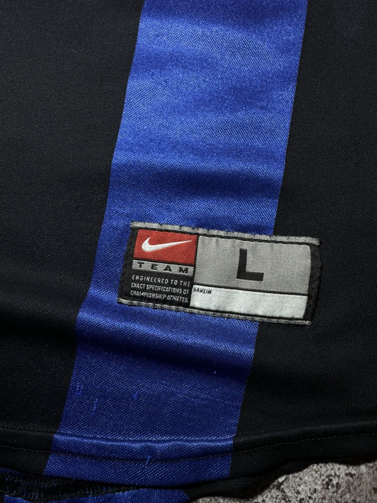 Nike × Vintage Inter Milan 1998/99 Home Football Retro Shirt Soccer Jersey Size US L / EU 52-54 / 3 - 10 Thumbnail