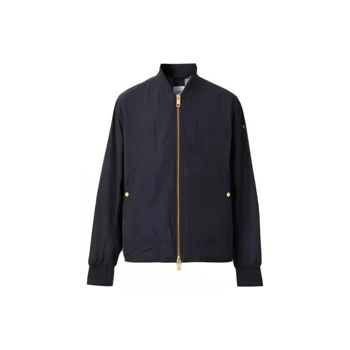 Burberry Burberry Burberry Navy Logo Pilot Jacket for Men-2507 Size US M / EU 48-50 / 2 - 2 Thumbnail