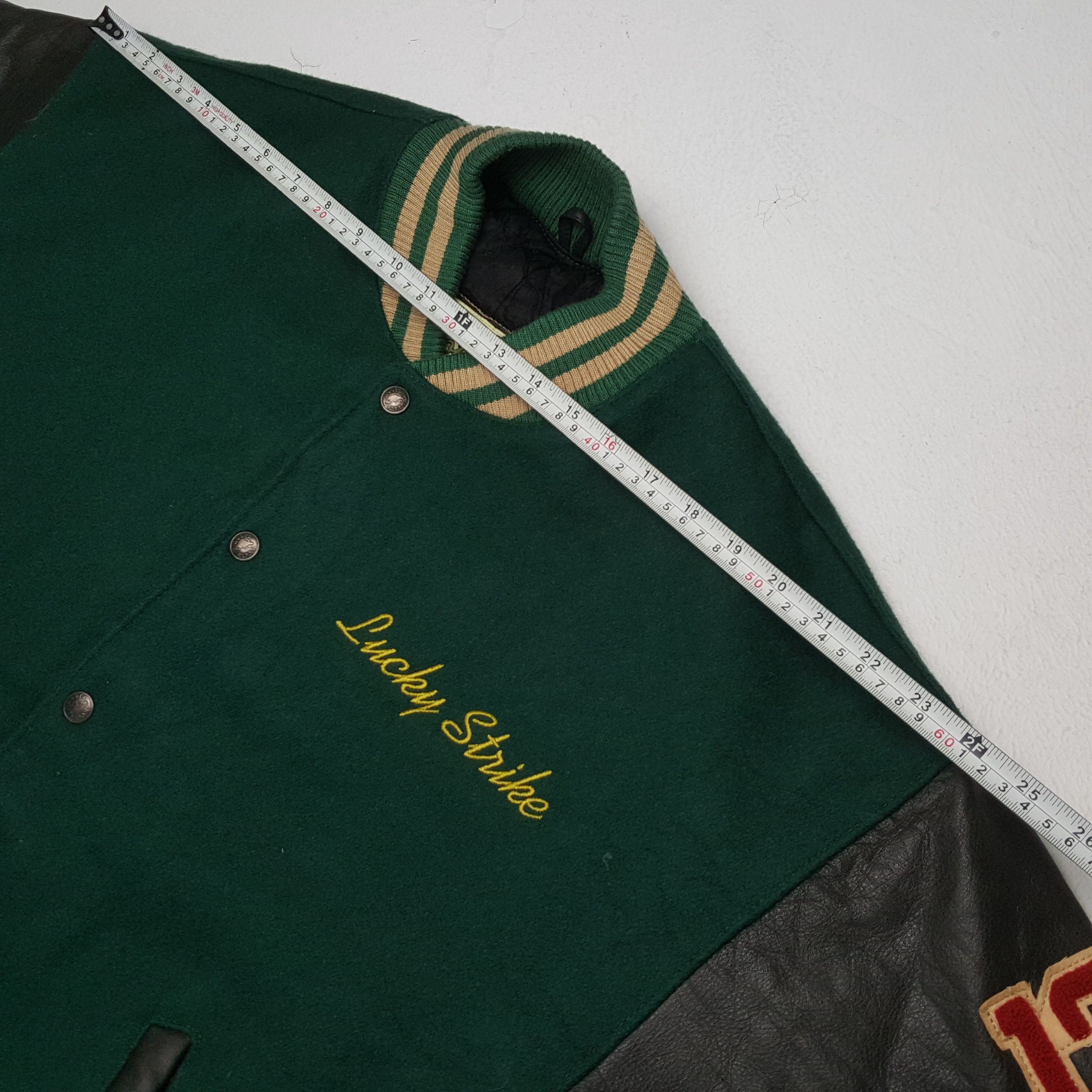 Vintage Vintage LUCKY STRIKES CIGARETTES Varsity Promo Jacket Size US XL / EU 56 / 4 - 5 Thumbnail