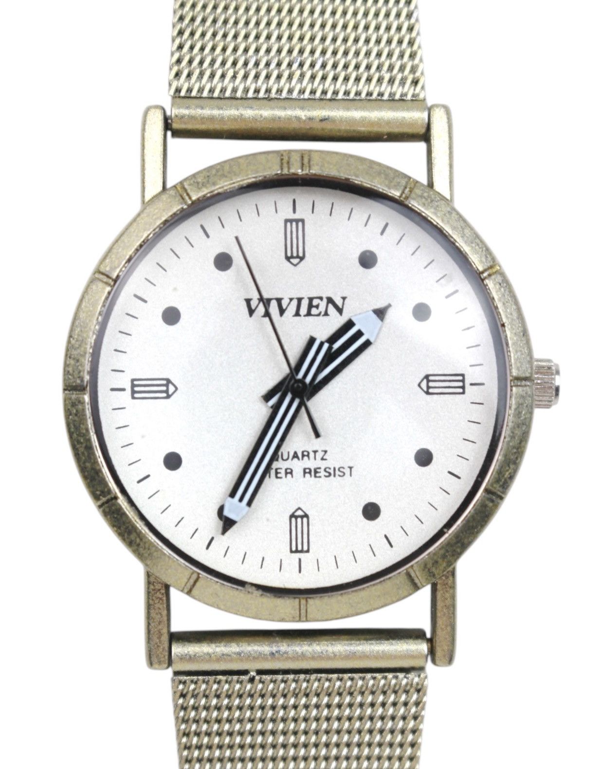 Vintage 1998 VIVIEN PENCIL HAND MESH STRAP COMMEMORATIVE WATCH Size ONE SIZE - 1 Thumbnail