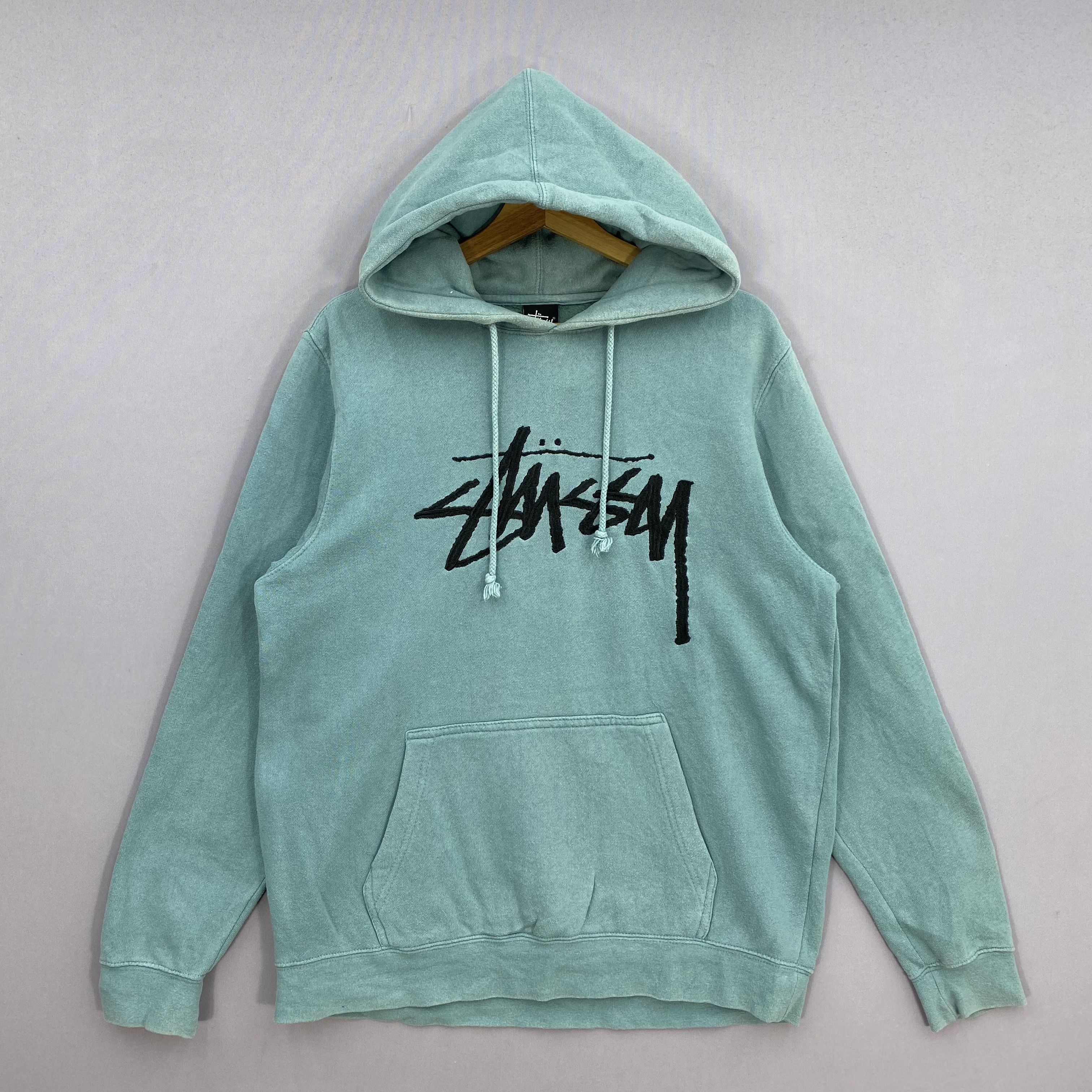 Stussy Vintage Y2K Stussy Pullover Hoodie Streetwear Sweatshirt Size US L / EU 52-54 / 3 - 2 Thumbnail