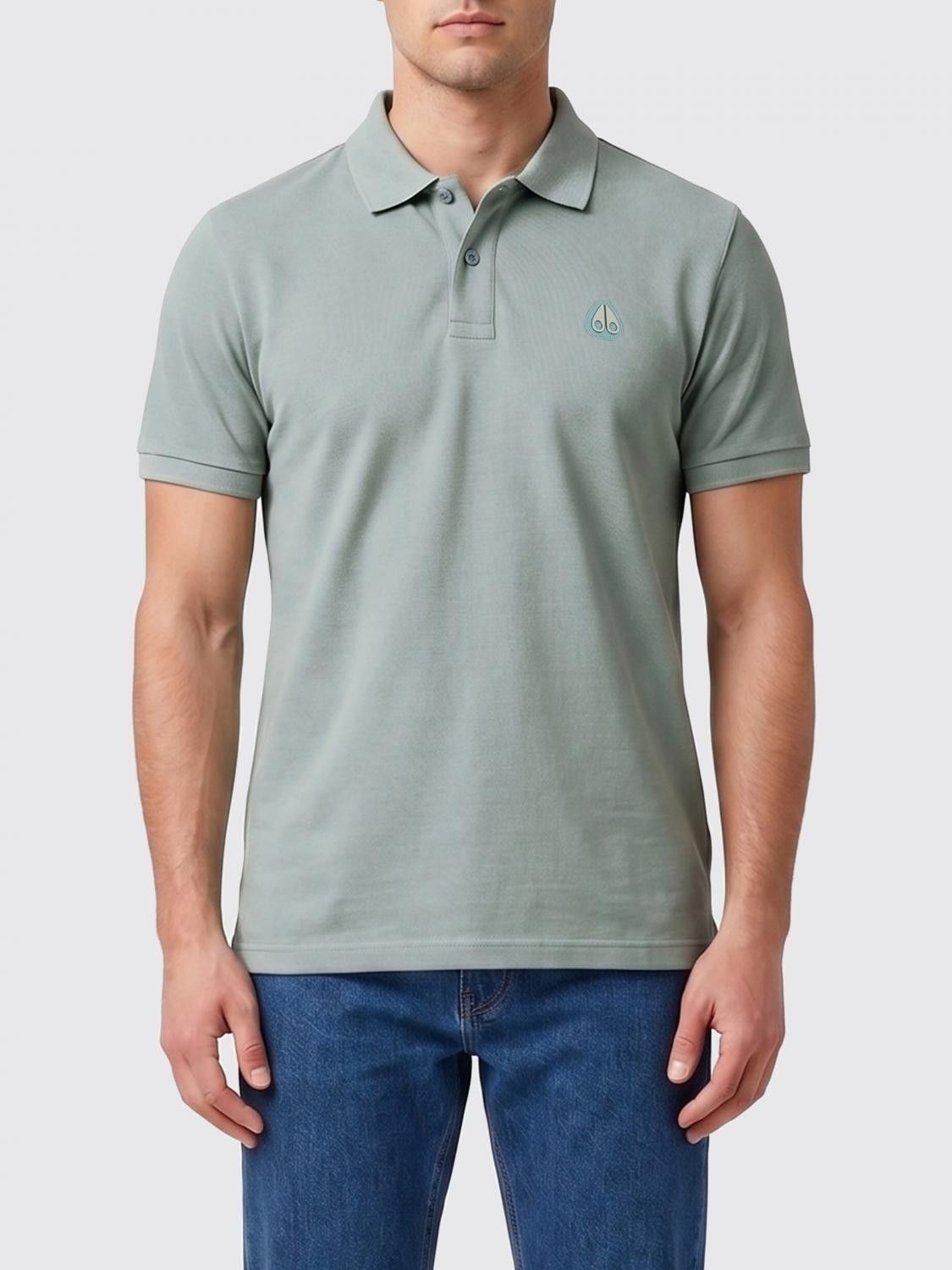 Moose Knuckles Moose Knuckles Polo Shirt Men Blue Size US M / EU 48-50 / 2 - 1 Thumbnail
