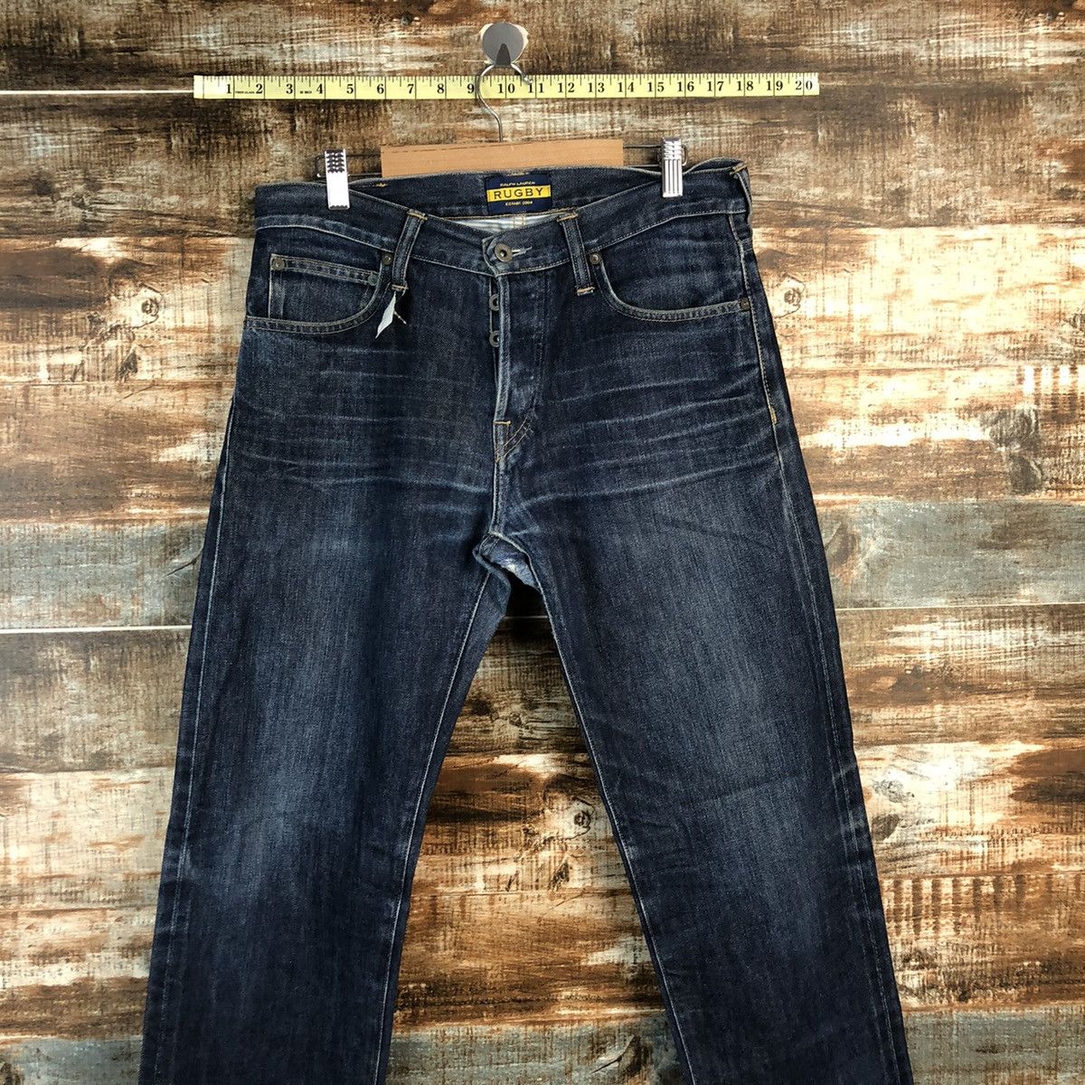 Ralph Lauren DL Ralph Lauren Rugby Blue Denim Pants #C244 Size US 31 - 2 Thumbnail