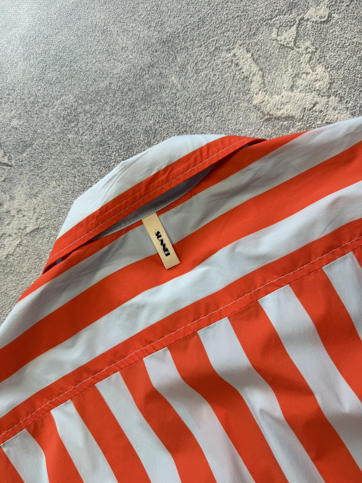 Sunnei NEW Sunnei Paneled Stripe Shirt Size US S / EU 44-46 / 1 - 7 Thumbnail