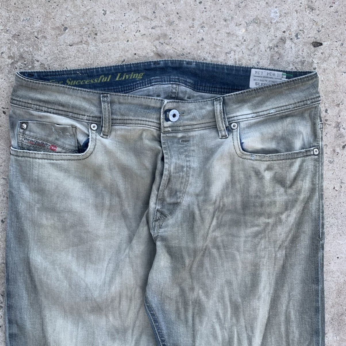Diesel Vintage Japanese Style Diesel Sleenker Jeans W34xL32 Y2K Size US 34 / EU 50 - 5 Thumbnail