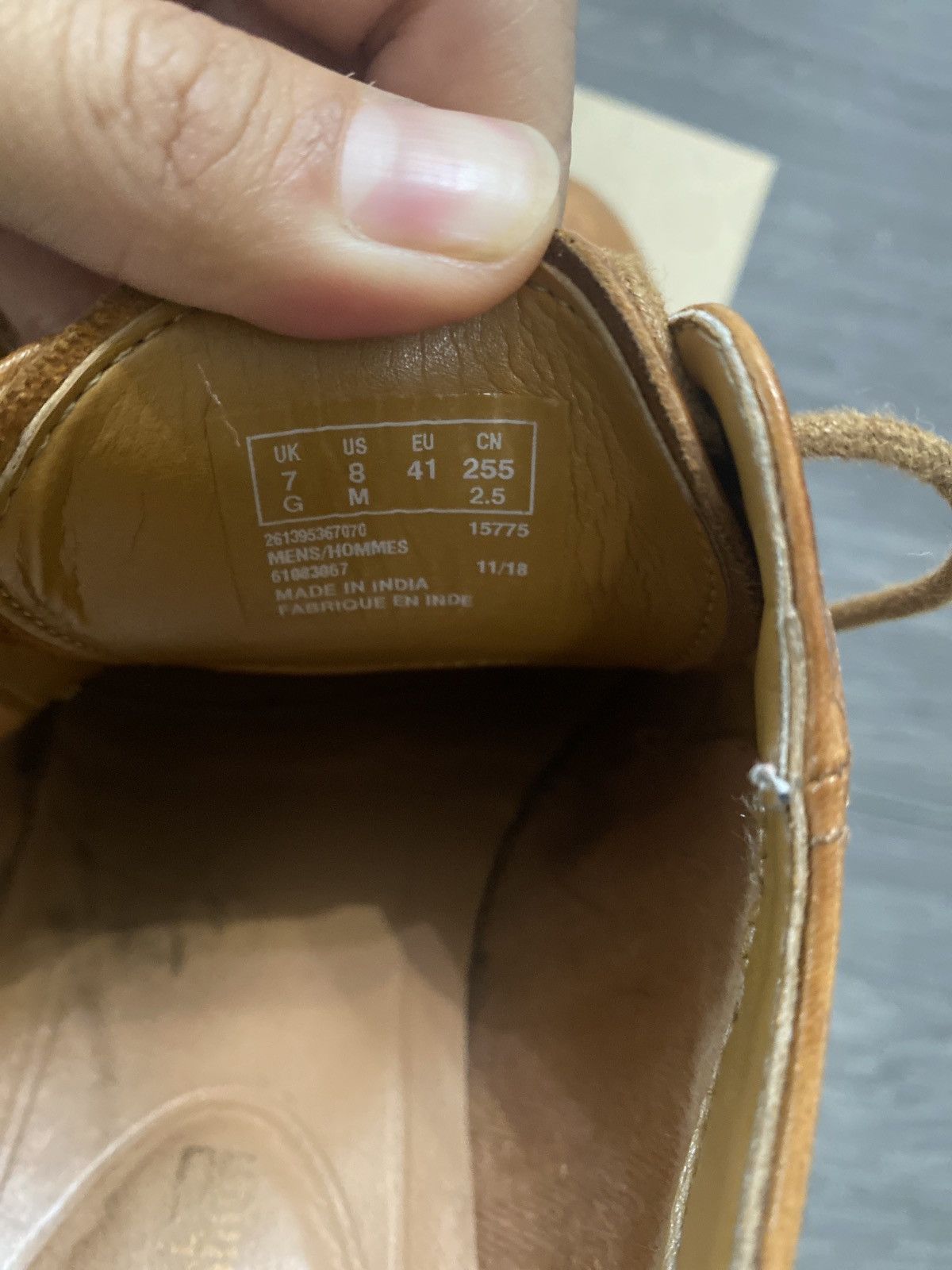 Clarks × Designer × Vintage Vintage Clark’s Edward Dress Shoes (8-8.5) Size US 8 / EU 41 - 4 Thumbnail