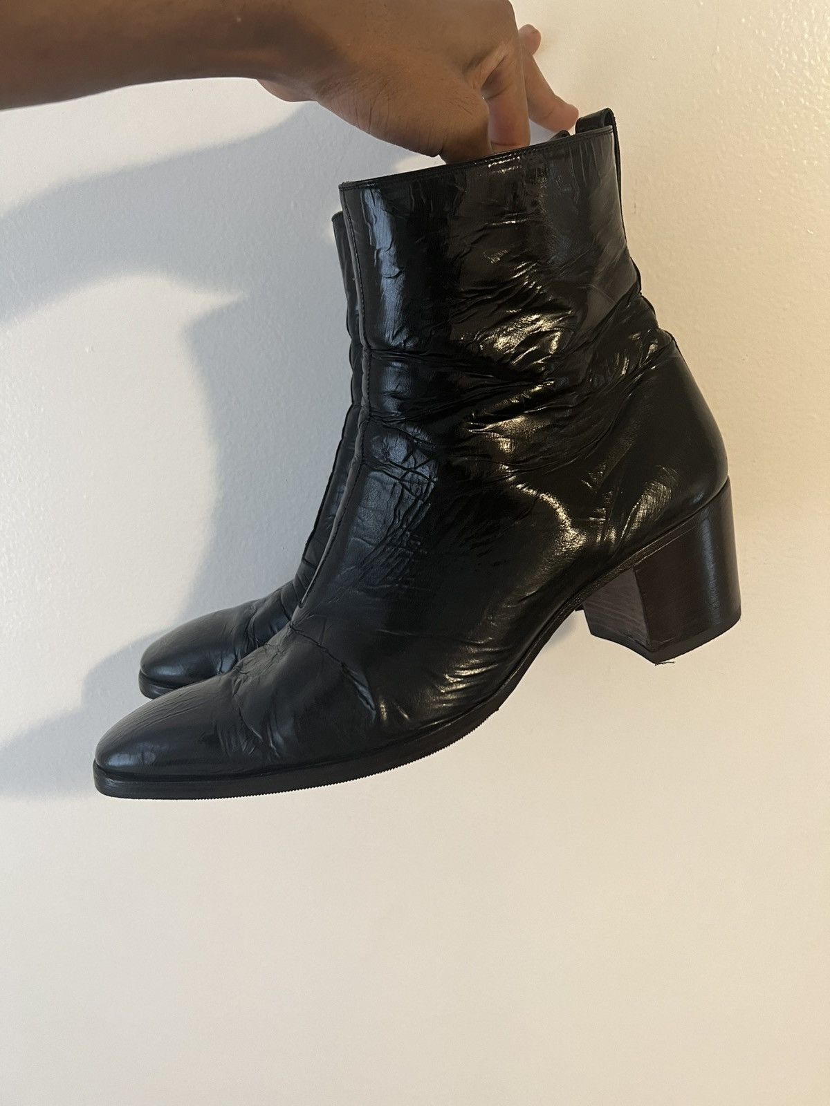 Yves Saint Laurent Black Jonny Boots Tom Ford 44.5 Men's US