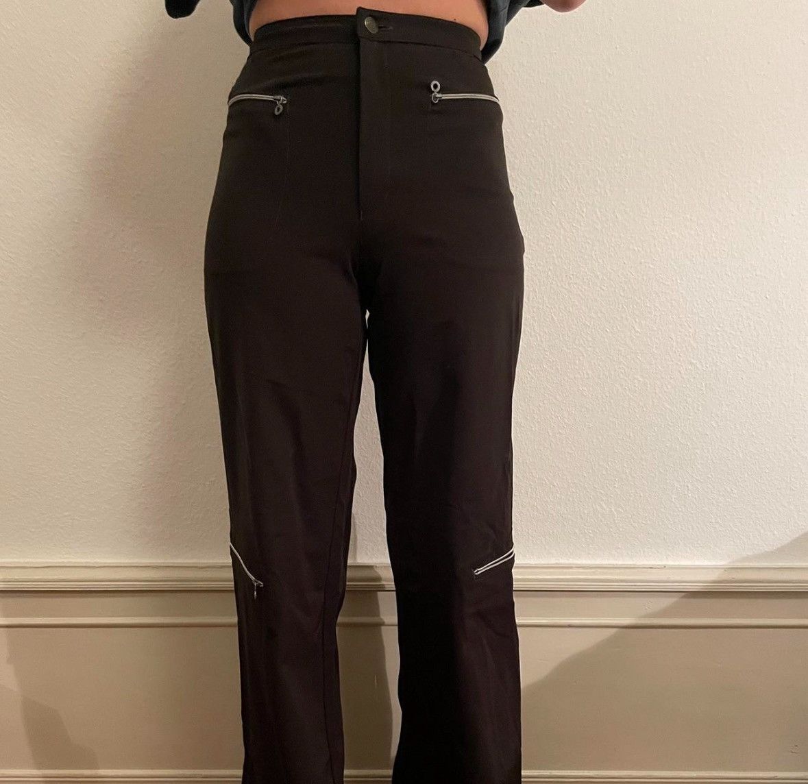 Marithe + Francois Girbaud Marithé +Francois Girbaud multi-zipped wide pants Size 26" / US 2 / IT 38 - 8 Thumbnail
