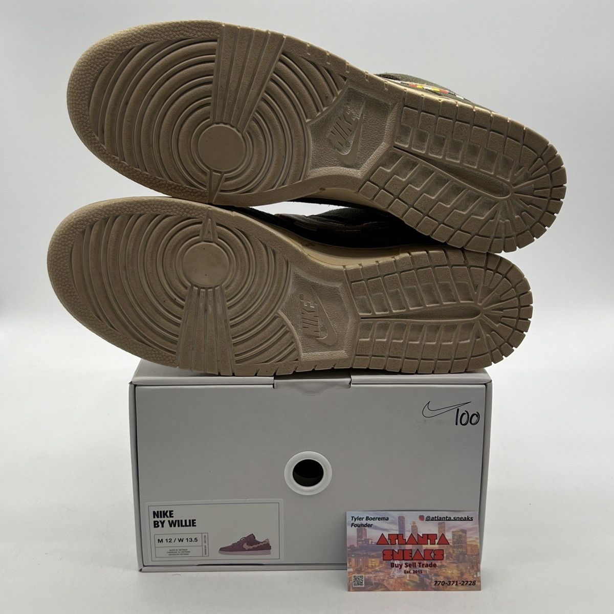 Nike Nike Id Olive Nike Id By You Size US 12 / EU 45 - 9 Thumbnail